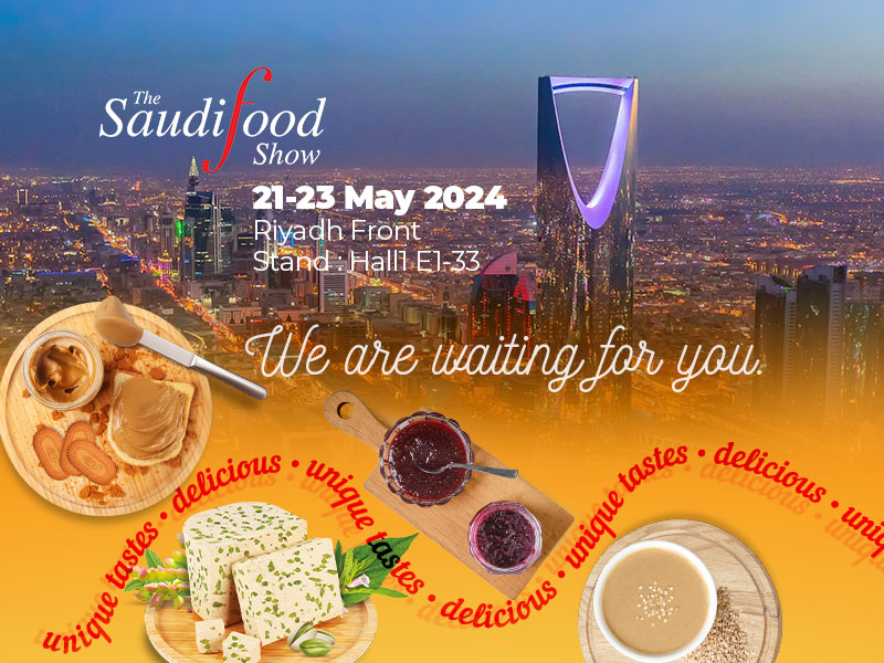 SaudiFood organizasyonundaki standımıza bekleriz.